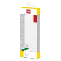 51521 Piórnik biały z czerwonym klockiem