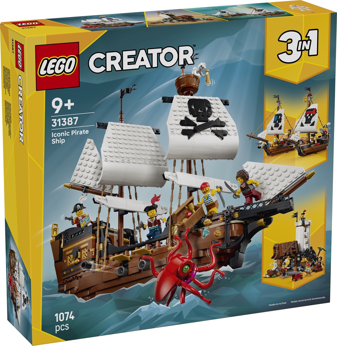 31387 Creator 3 w 1 Legendarny statek piracki
