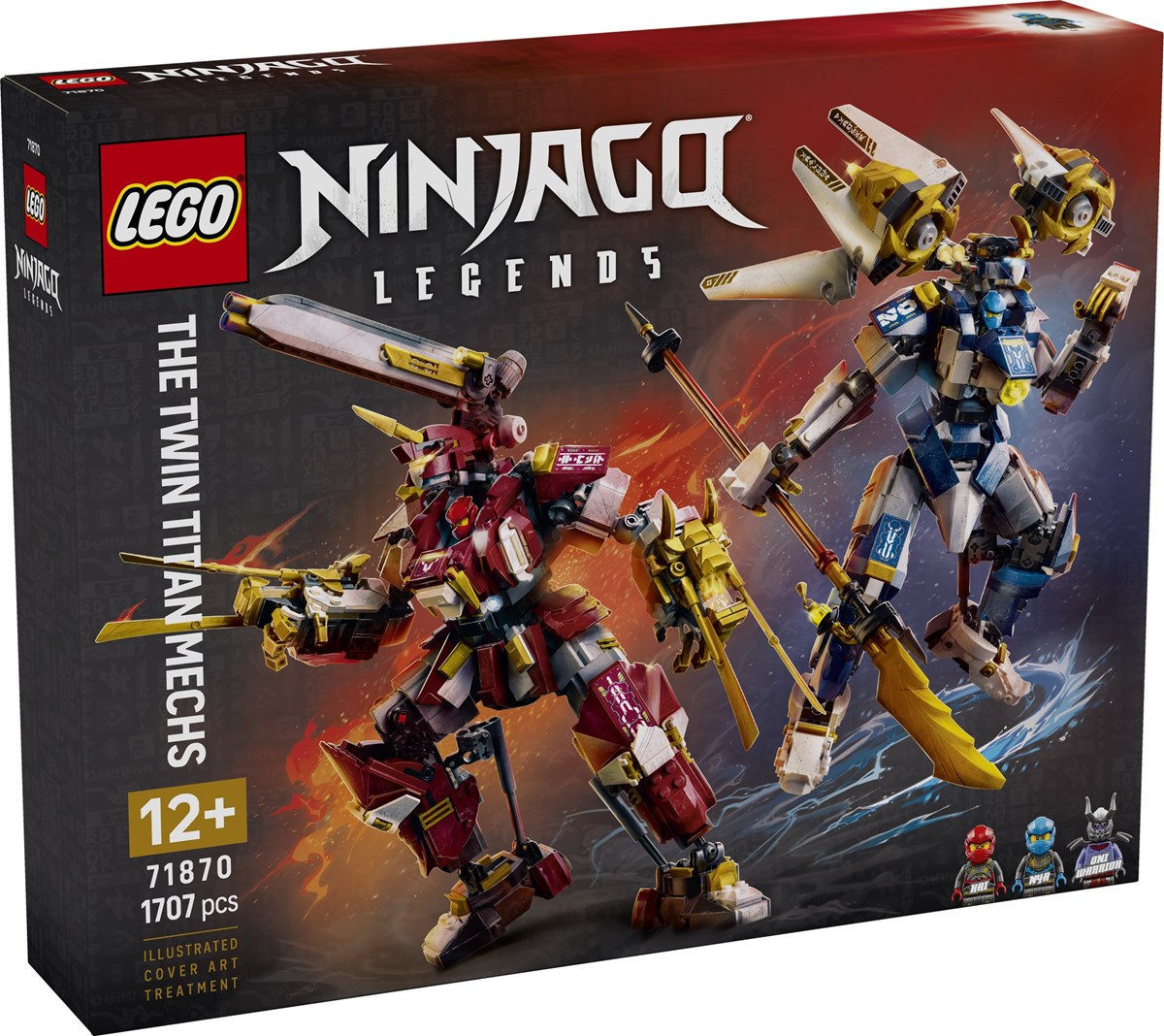 71870 Ninjago Bliźniacze tytanowe mechy