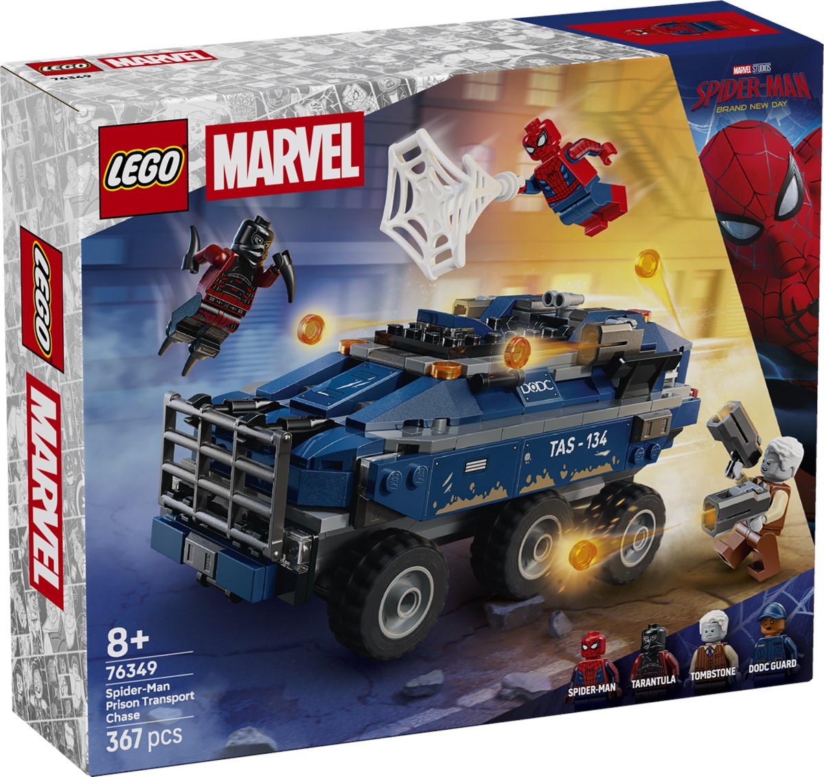 76349 MARVEL Pościg Spider-Mana za więźniarką