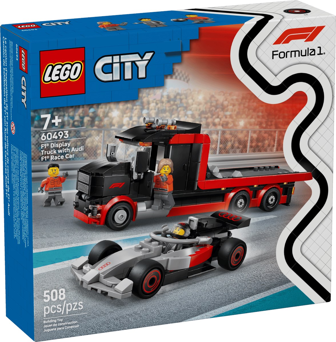 60493 City Ciężarówka z bolidem Audi F1®