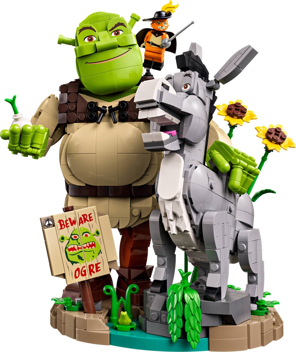 72423 Icons Shrek, Osioł i Kot w butach