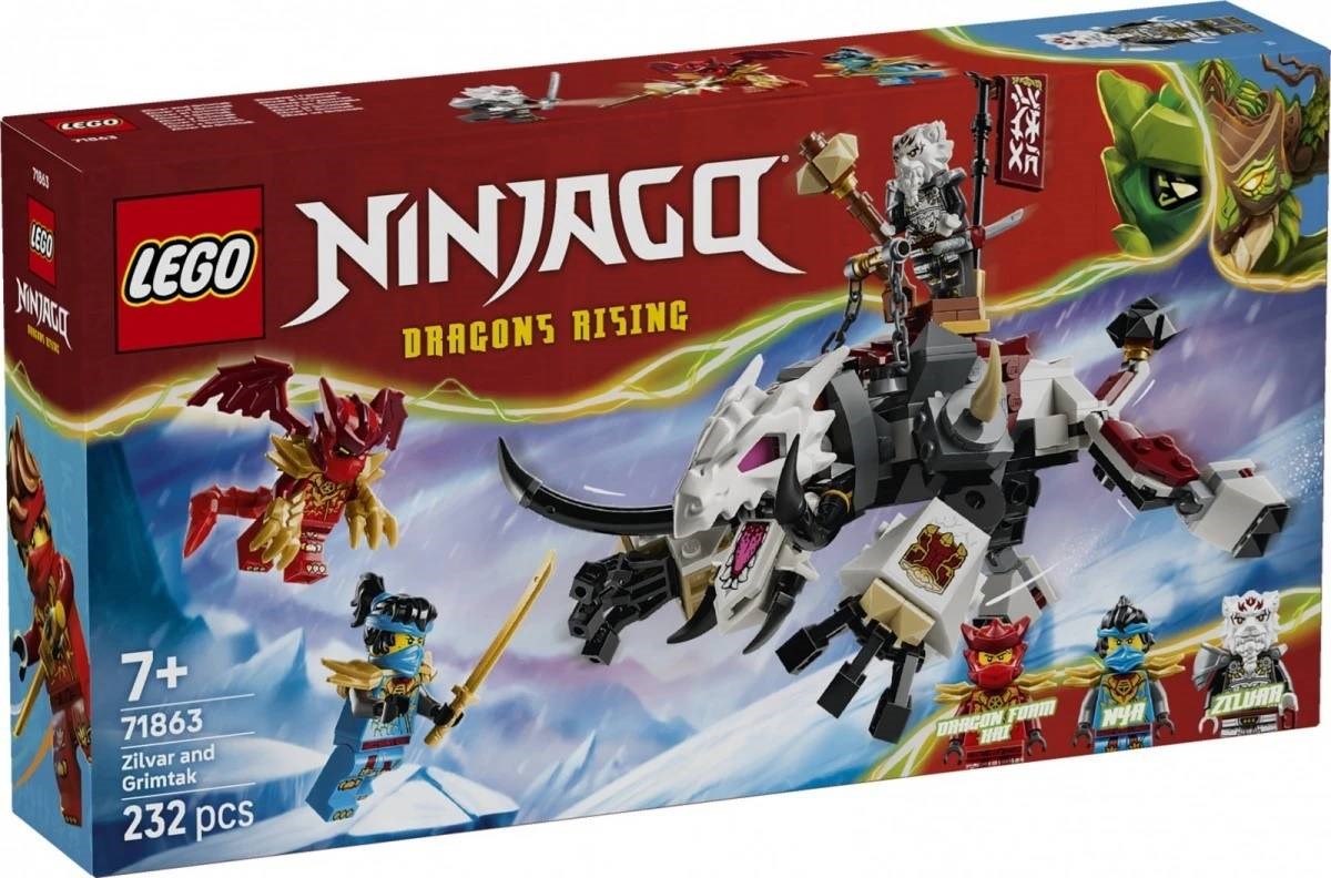 71863 Ninjago Zilvar i smocza bestia Grimtak