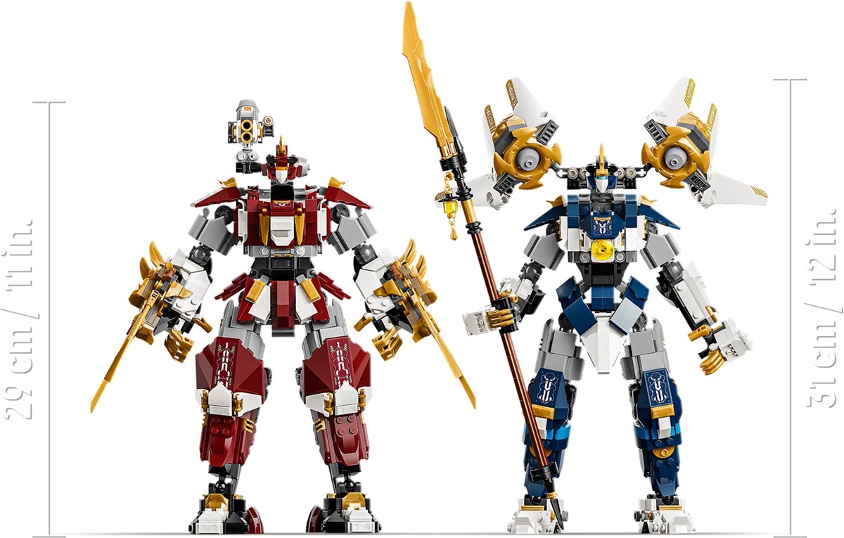 71870 Ninjago Bliźniacze tytanowe mechy