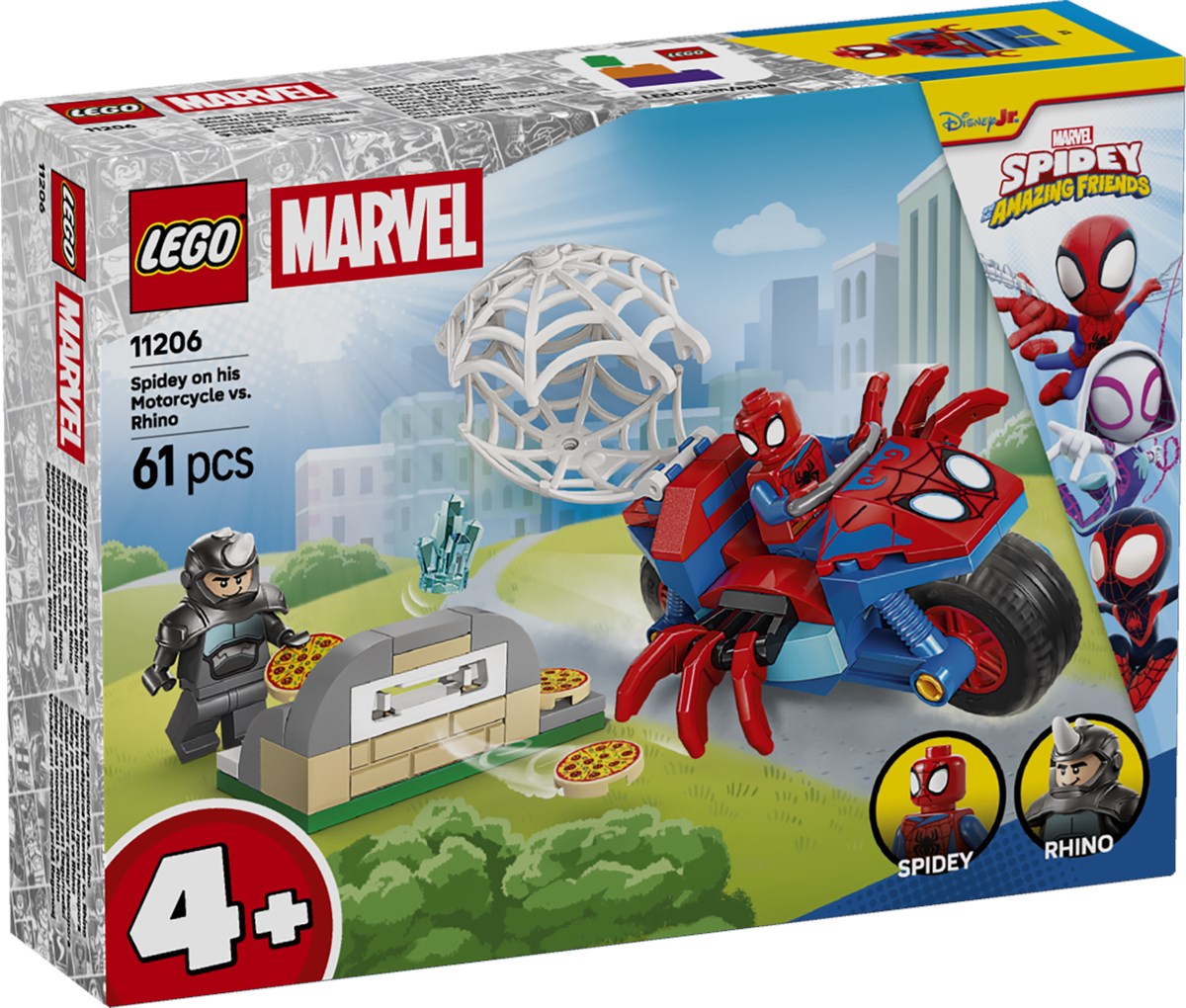 11206 MARVEL Spidey na motocyklu kontra Rhino