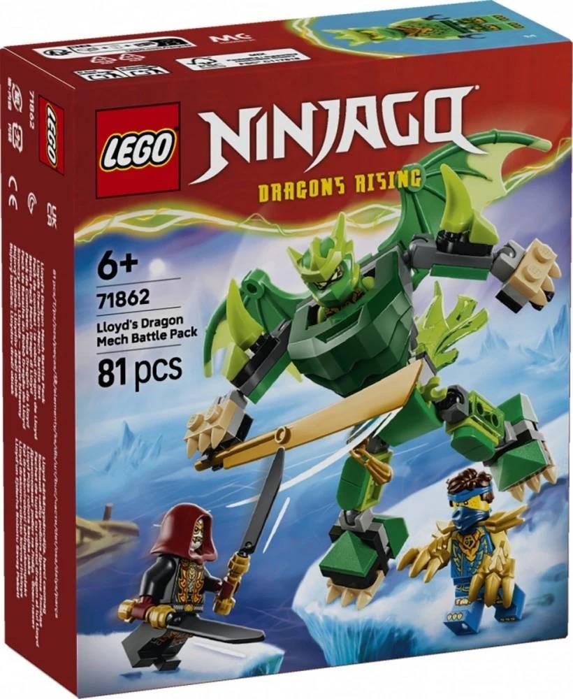 71862 Ninjago Smoczy mech Lloyda - zestaw bitewny