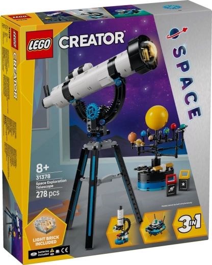 31378 Creator 3 w 1 Teleskop do odkrywania kosmosu