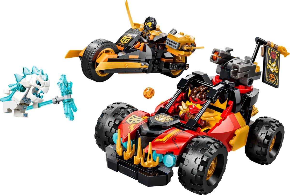 71864 Ninjago Wielofunkcyjne pojazdy Kaia i Cole’a