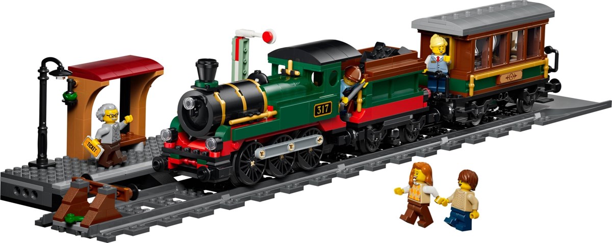 60511 City Retro pociąg z lokomotywą parową