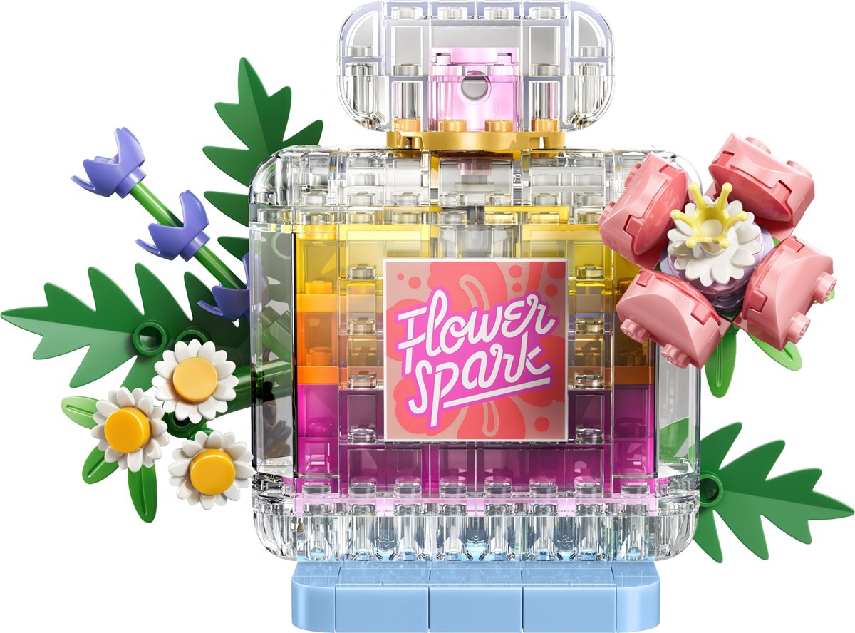 31383 Creator 3 w 1 Flakon perfum z kwiatową ozdob