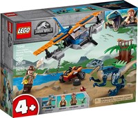 75942 Jurassic World Na ratunek dwupłatowcem