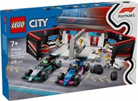 60444 CITY F1® Garaż i bolidy Mercedes-AMG, Alpine