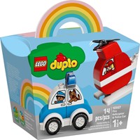 10957 DUPLO Helikopter strażacki i radiowóz