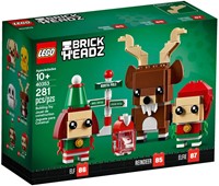 40353 Brickheadz Renifer, elf i elfka