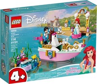 43191 DISNEY Świąteczna łódź Arielki