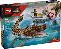 76974 Jurassic World Misja na łodzi i mozazaur