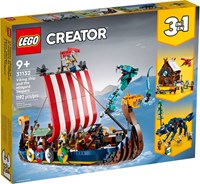 31132 Creator Statek wikingów i wąż z Midgardu