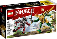 71781 NINJAGO Starcie Lloyda z Mechem EVO