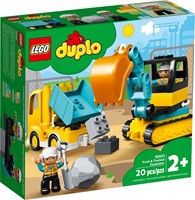 10931 DUPLO Ciężarówka i koparka gąsienicowa