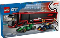 60445 CITY F1® Ciężarówka z bolidami RB20 i AMR24